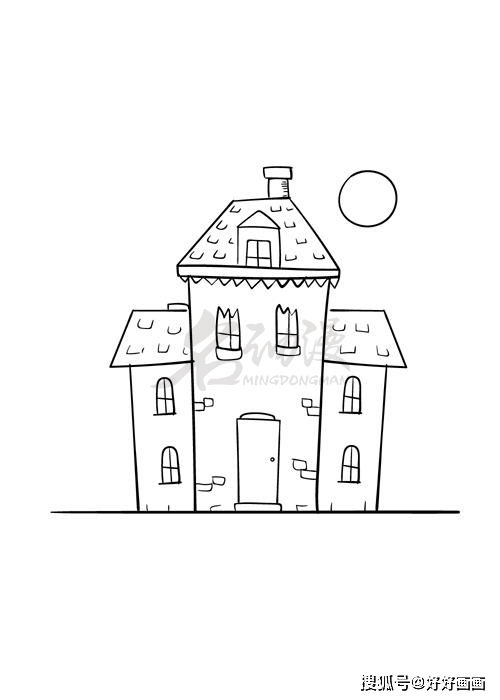 房屋设计图简约图怎么画,房屋设计图绘画